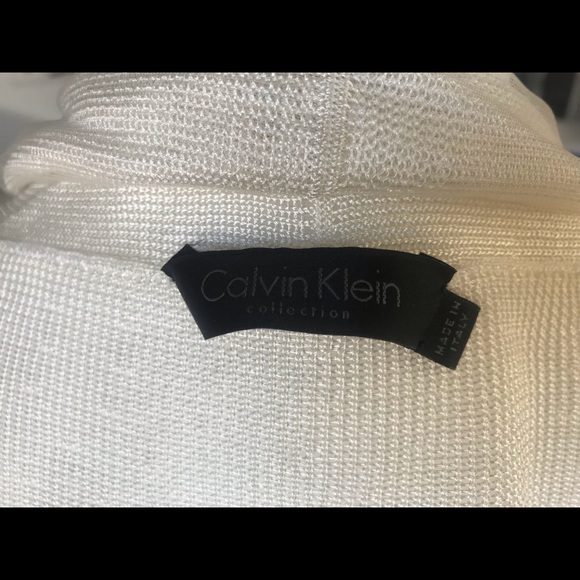 Calvin Klein Collection Sheer Open Cardigan - Picture 3 of 7